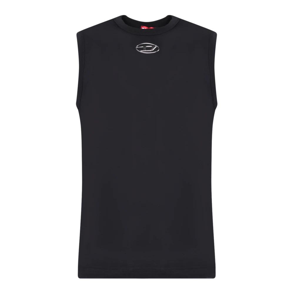 Diesel Zwarte Tanktop Black Heren