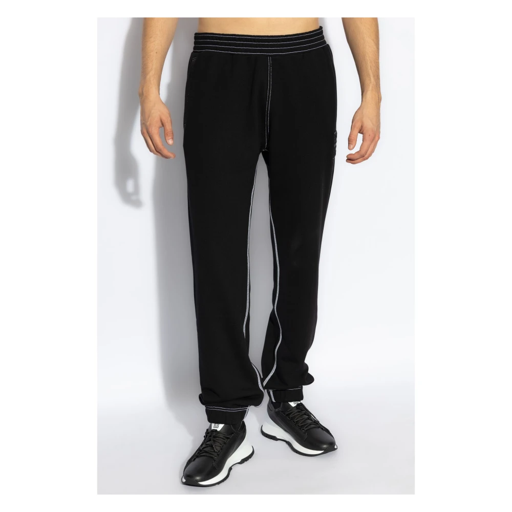 Givenchy Zwart-witte joggingbroek Black Heren