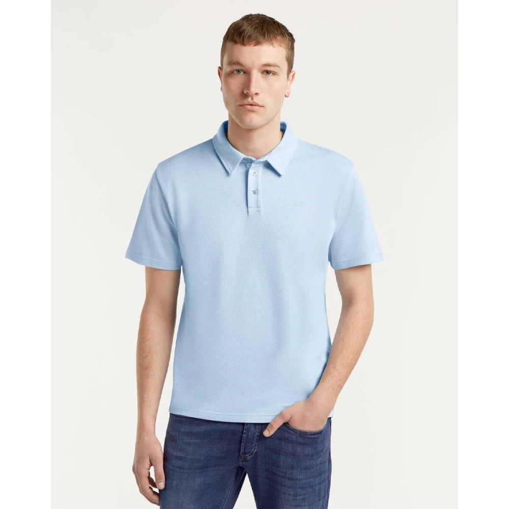 Denham The Jeanmaker Rich Polo Shirt Blue Heren