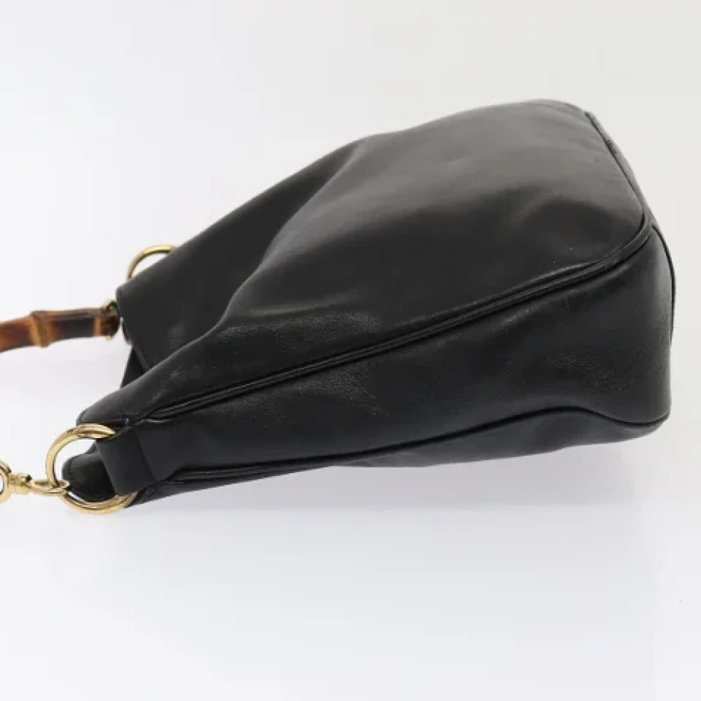 Gucci Vintage Pre-owned Leather handbags Black Dames