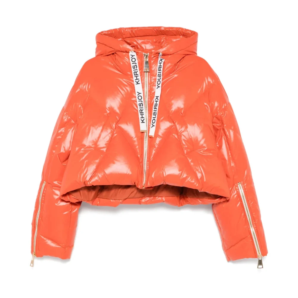 Khrisjoy Orange Crop Shiny Jacket - Female - Down Jackets - 2XS - Jackets
