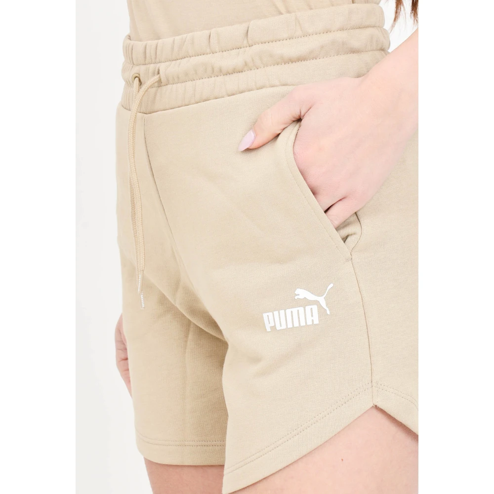 Puma Long Shorts Beige Dames