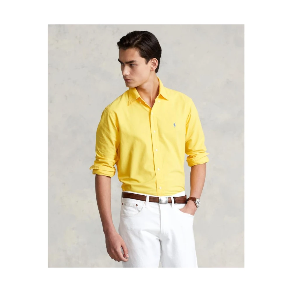 Ralph Lauren Klassiek Overhemd Yellow Heren