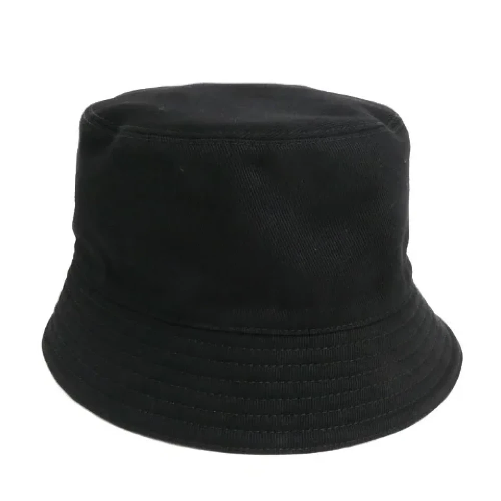Prada Vintage Pre-owned Cotton hats Black Dames