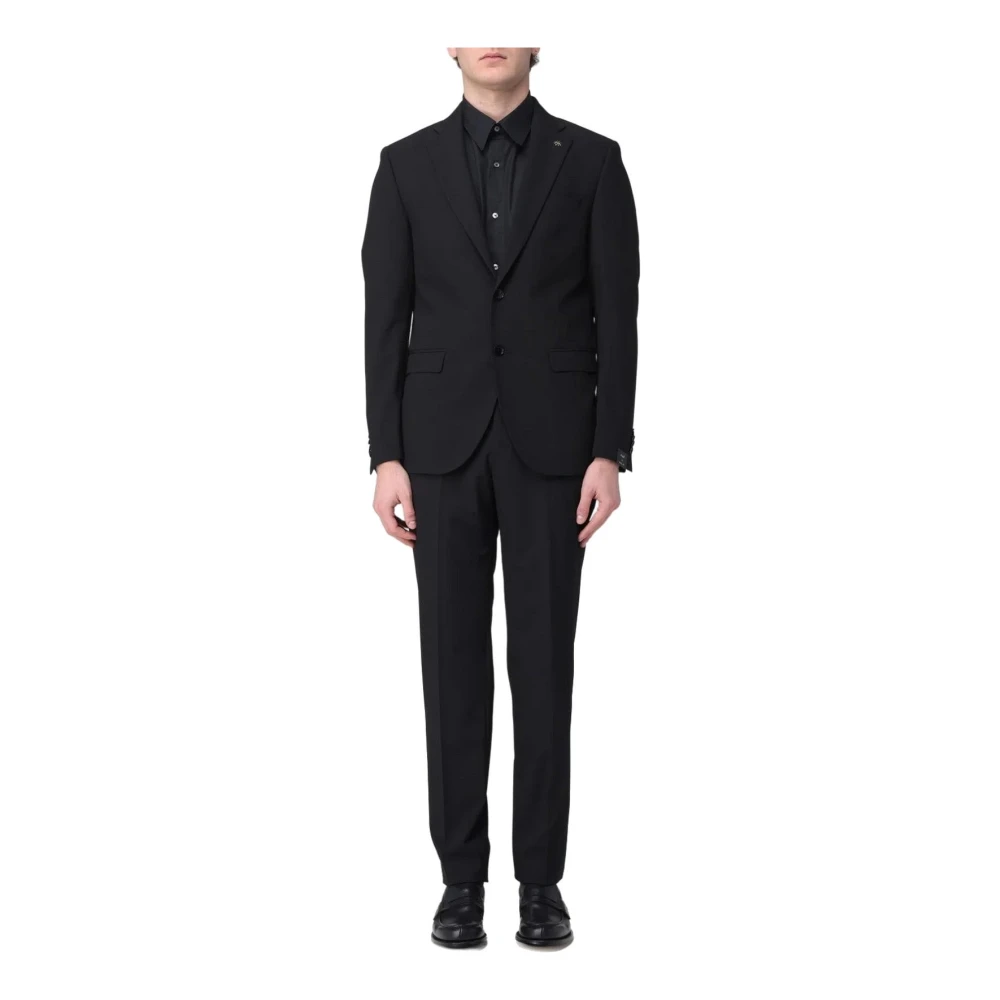 Manuel Ritz Black Single Breasted Suits, Male, 3XL, A3318 Suit