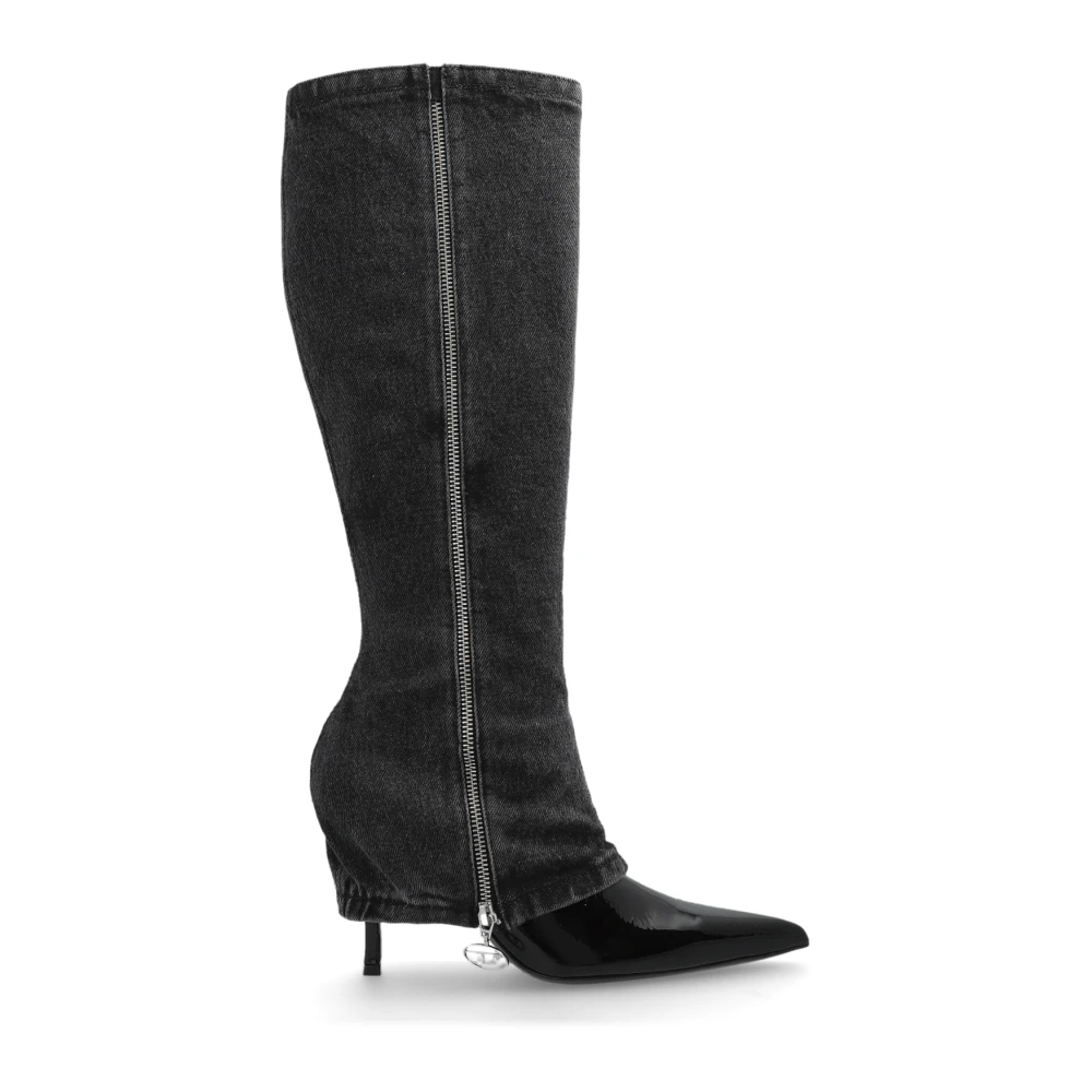 Diesel Svart Heeled Boots D-Venus