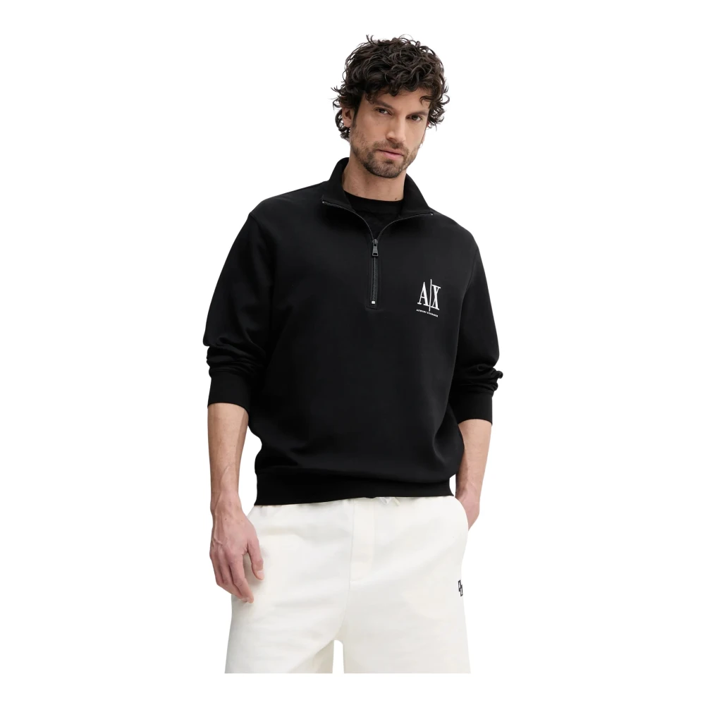Armani Exchange Herren Schwarz Sweatshirt "Sweatshirt 1Er Pack" 1 Tlg. erhältlich in Größe L/M/S/XXL von Baur - Bild 4