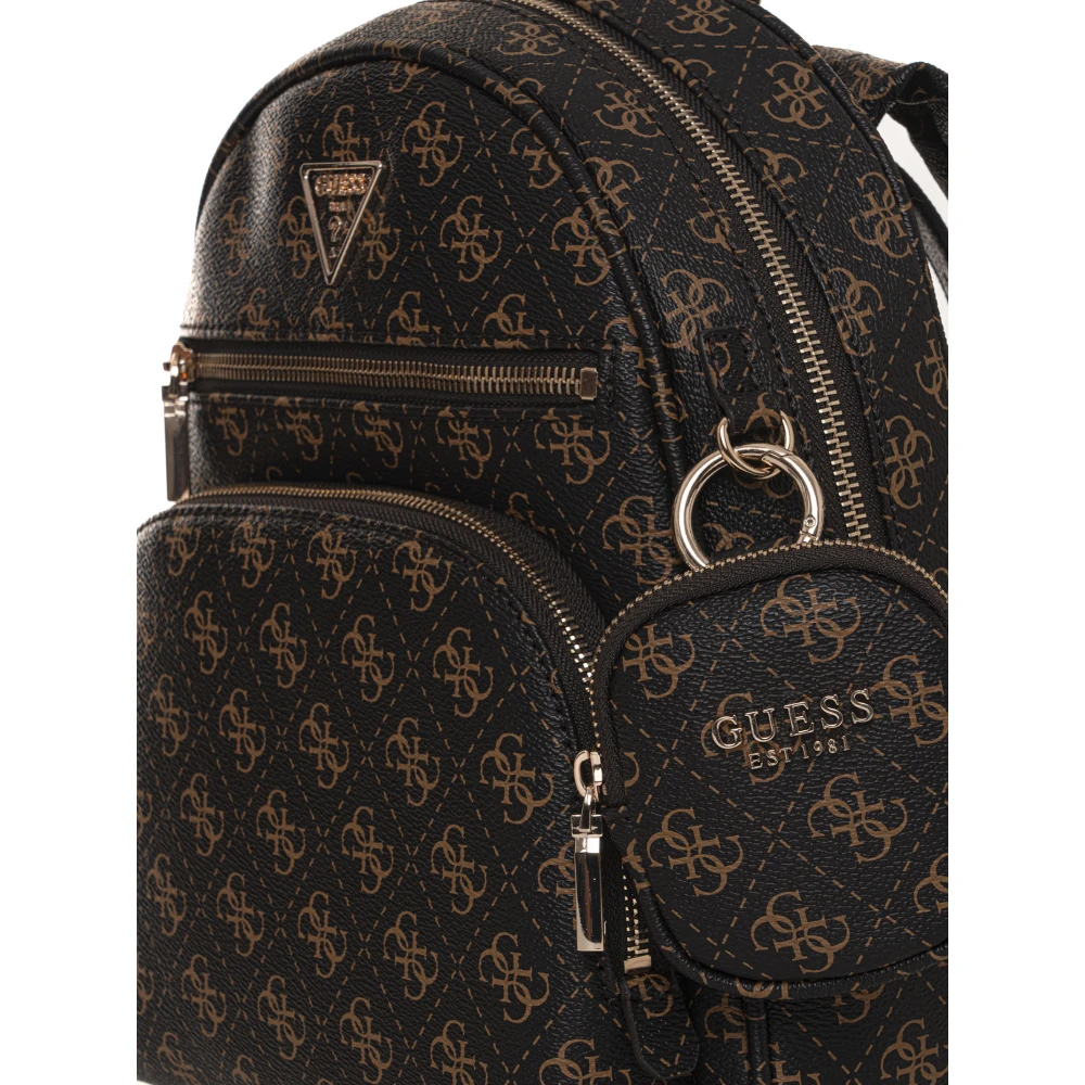 Guess Stijlvolle Power Rugzak met Logo Brown Dames