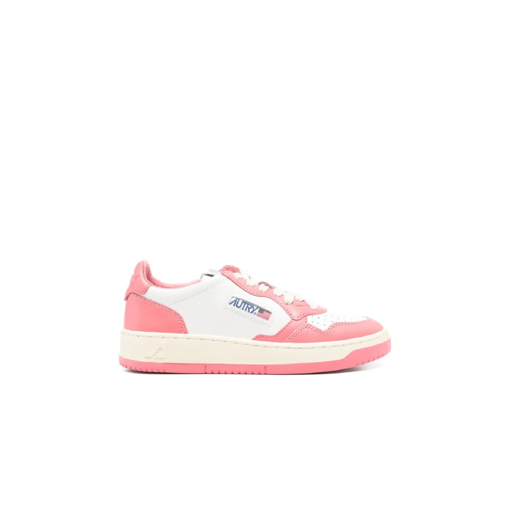Autry Women's White Sneakers,, Leather Low Top Trainers Size 6 Uk