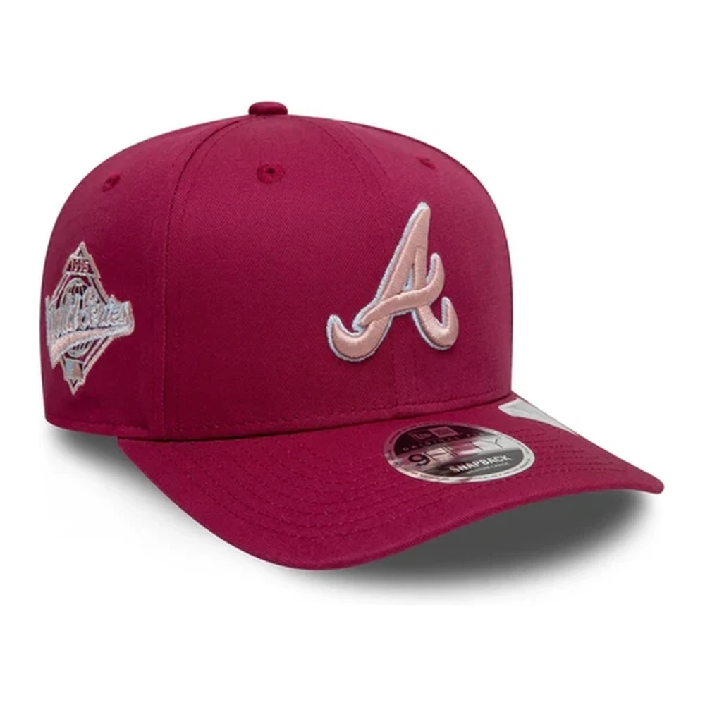 new era Athlanta Granate Pet Red Heren