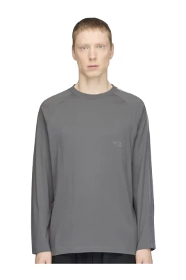 Oversized Gradient Stripes Långärmad T-shirt
