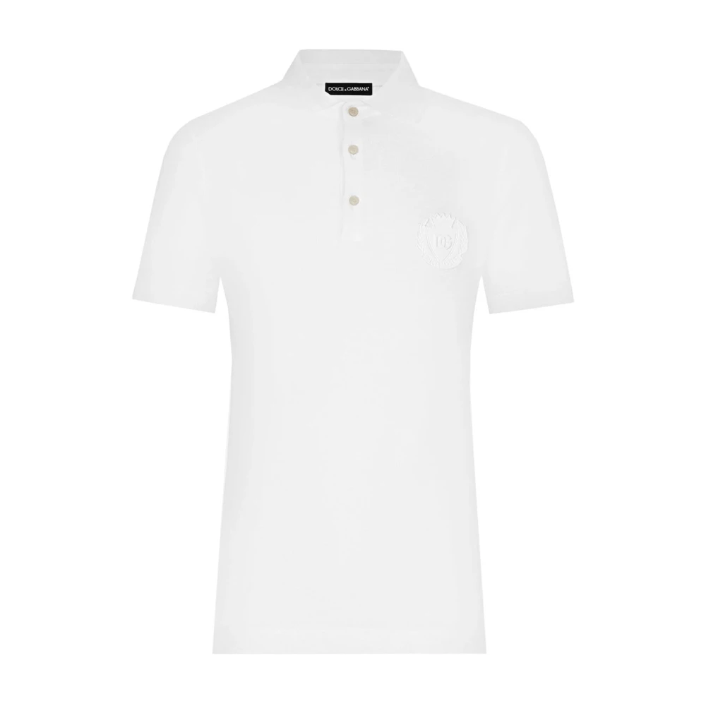 Dolce & Gabbana Casual Polo Shirt in Diverse Kleuren White Heren