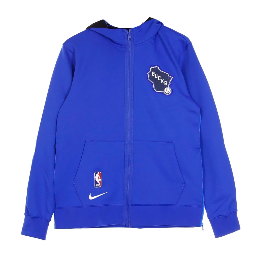 Nike Men's Blue Long Sleeve Training Tops, Xl, Lightweight Hooded Zip Sweatshirt Showtime Edition