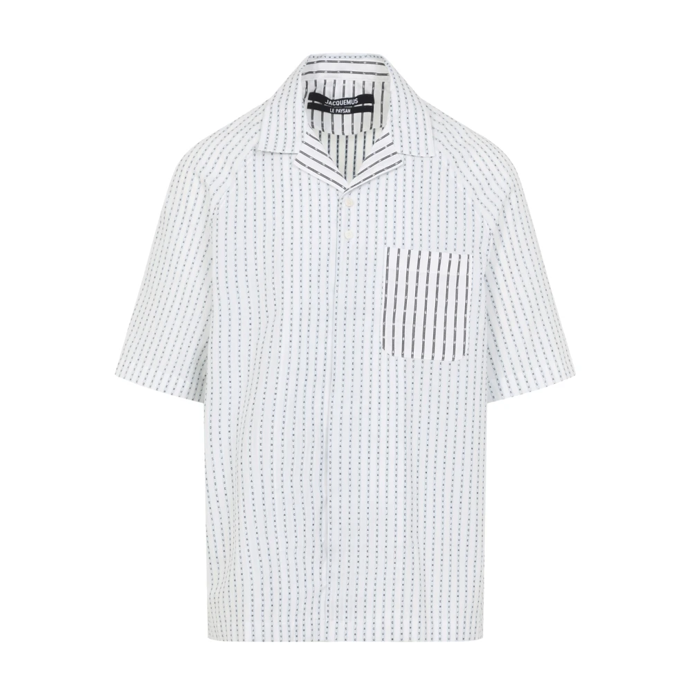 Jacquemus Multicolor Men's Shirts Clothing Beige Ss26 - Male - Short Sleeve Shirts - M - Shirts