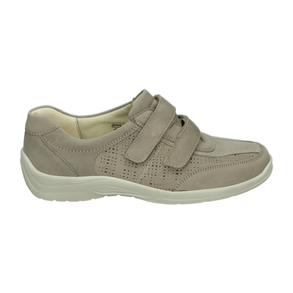 Waldläufer Sportieve Lage Damesschoenen Taupe Dames Schoenen Groen