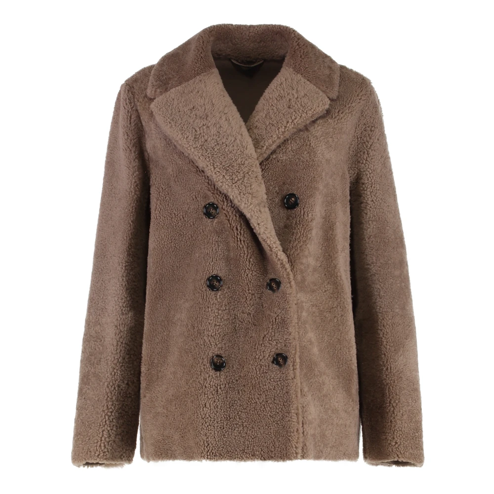 Max Mara Mujer Marrón - Abrigo Cruzado Futura - Jackets - Xs - Abrigo Cruzado Futura