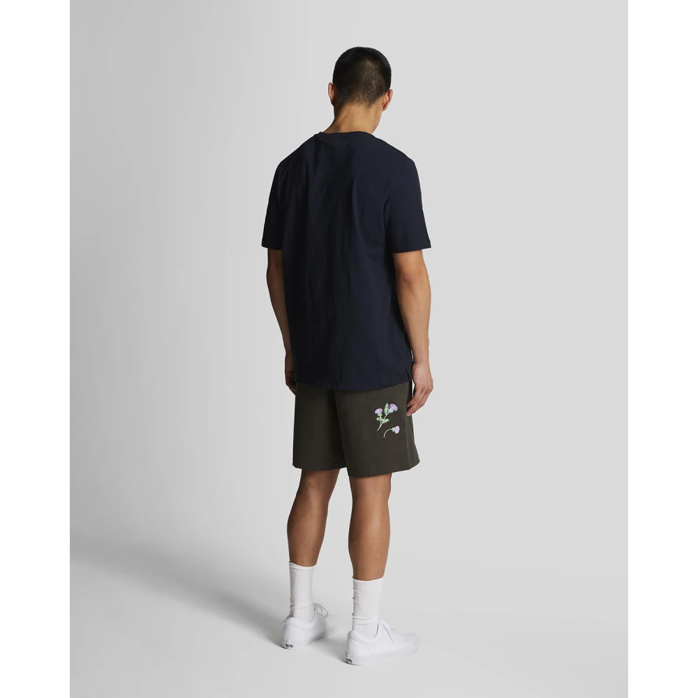 Lyle & Scott Geborduurde Club Shorts Gray Heren