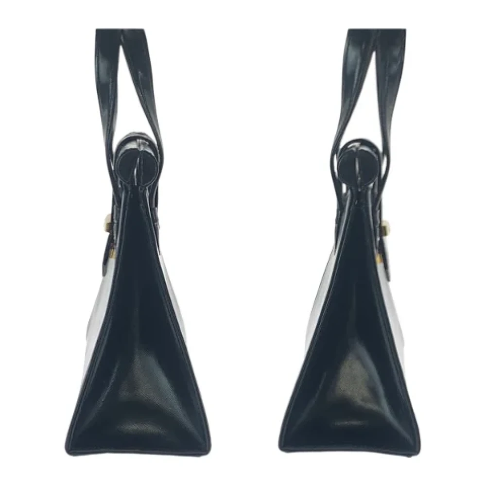 Yves Saint Laurent Vintage Pre-owned Leather handbags Black Dames