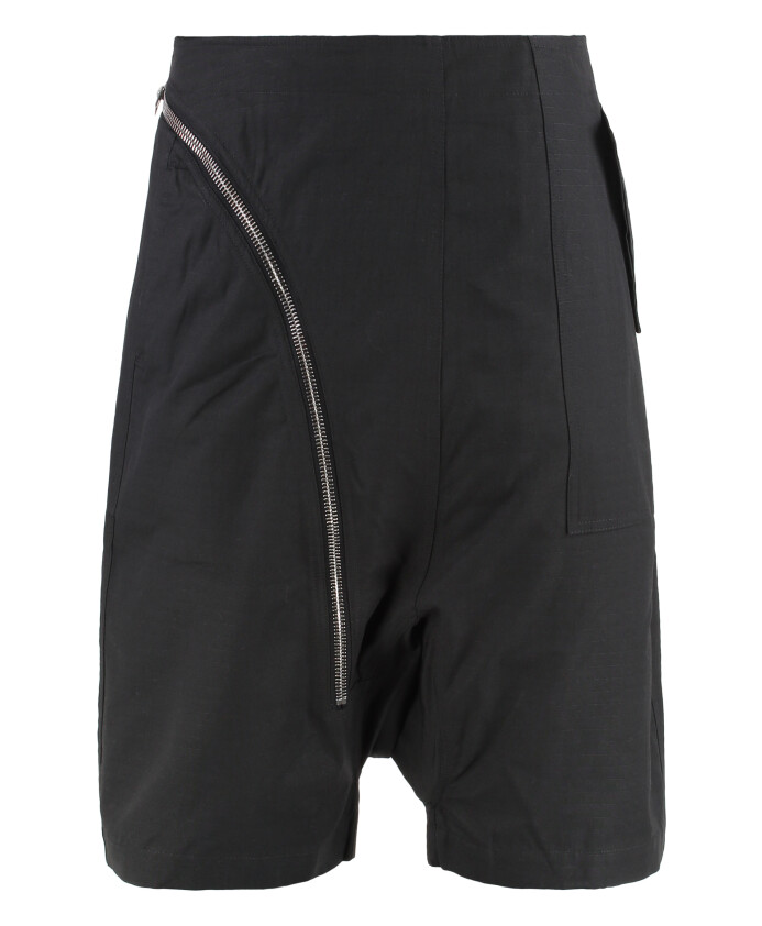asymmetric-zip-cotton-bermuda-shorts