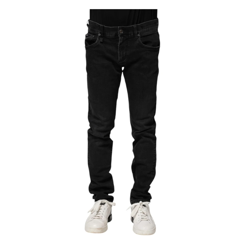 Dolce & Gabbana Men's Black Skinny Jeans