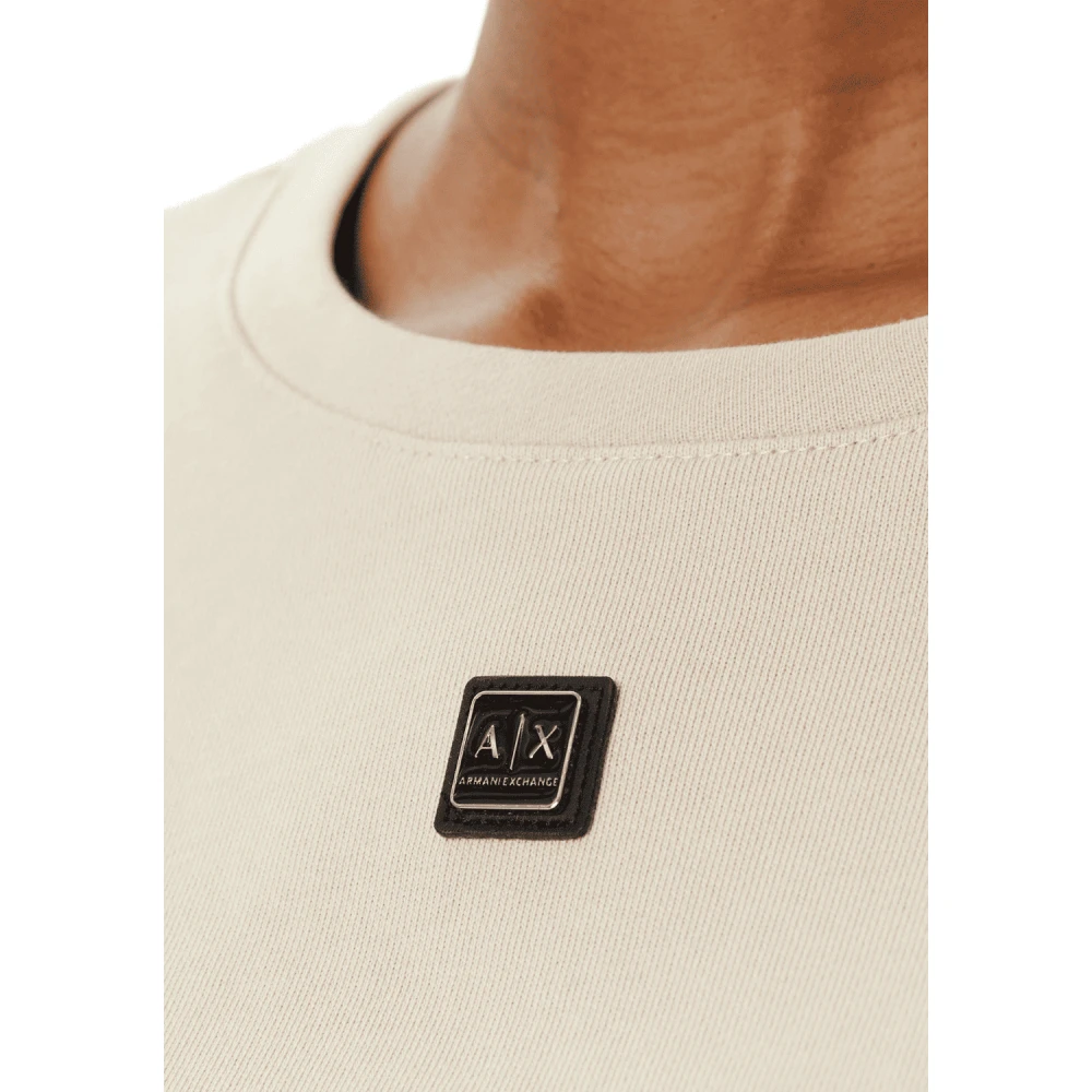 Armani Exchange Mirage Sweatshirt Beige Dames