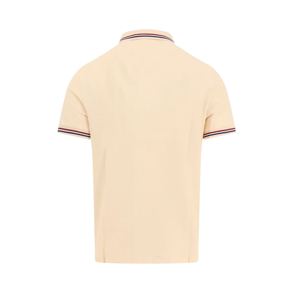 Valentino Piquet Polo Shirt met VLogo Patch Beige Heren