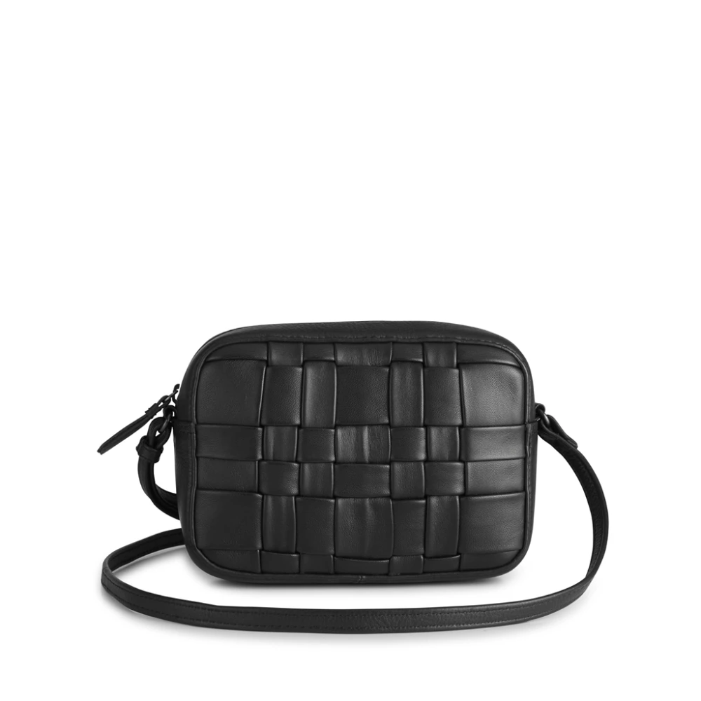 Black Markberg Darinambg Crossbody Bag, Weave 100 Black Veske