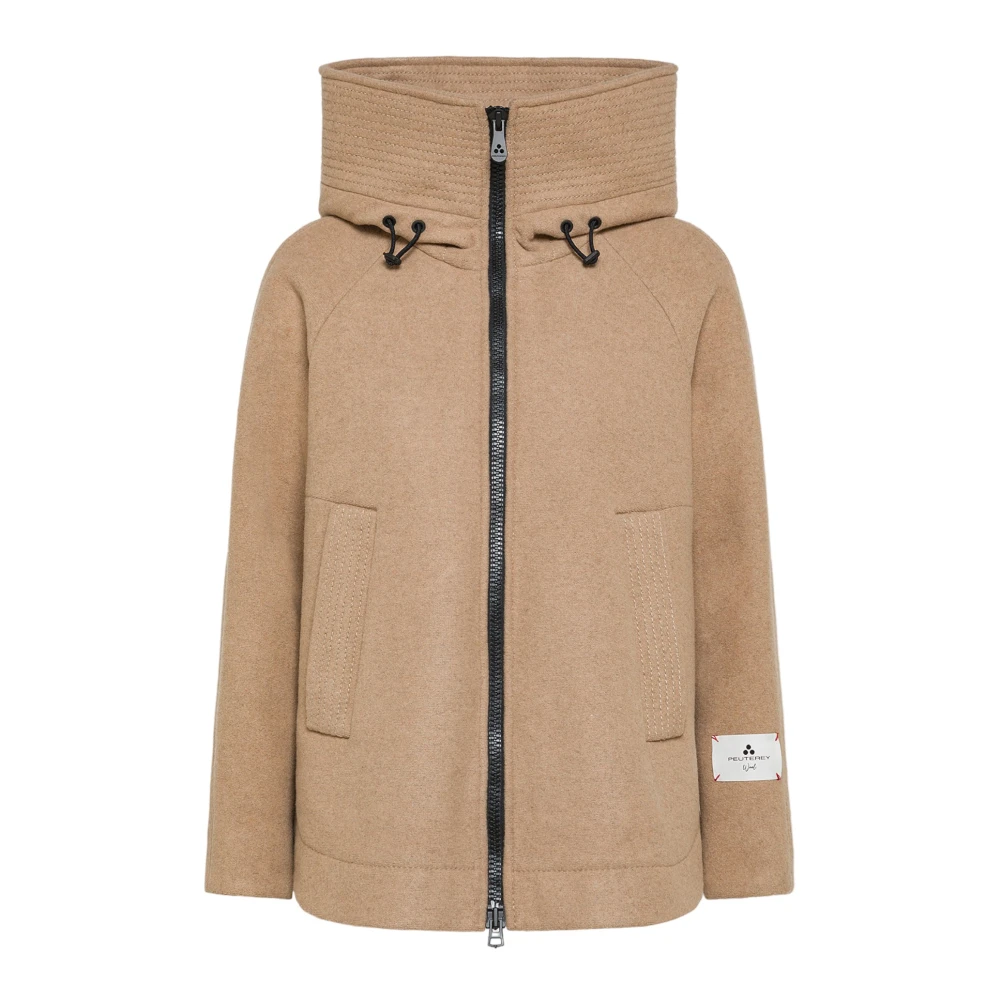 Peuterey Stijlvolle Winterjas Beige Dames