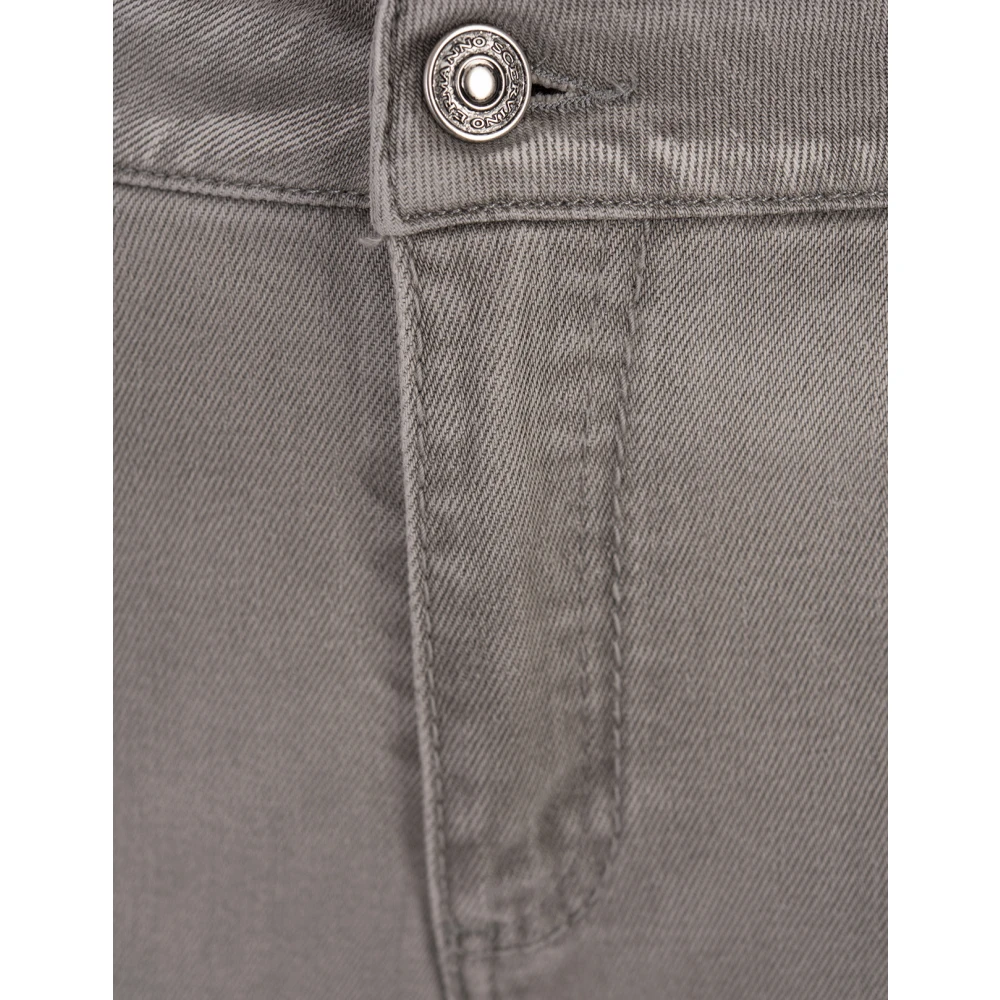 Ermanno Scervino Grijze Wide-Leg Denim Jeans Gray Dames
