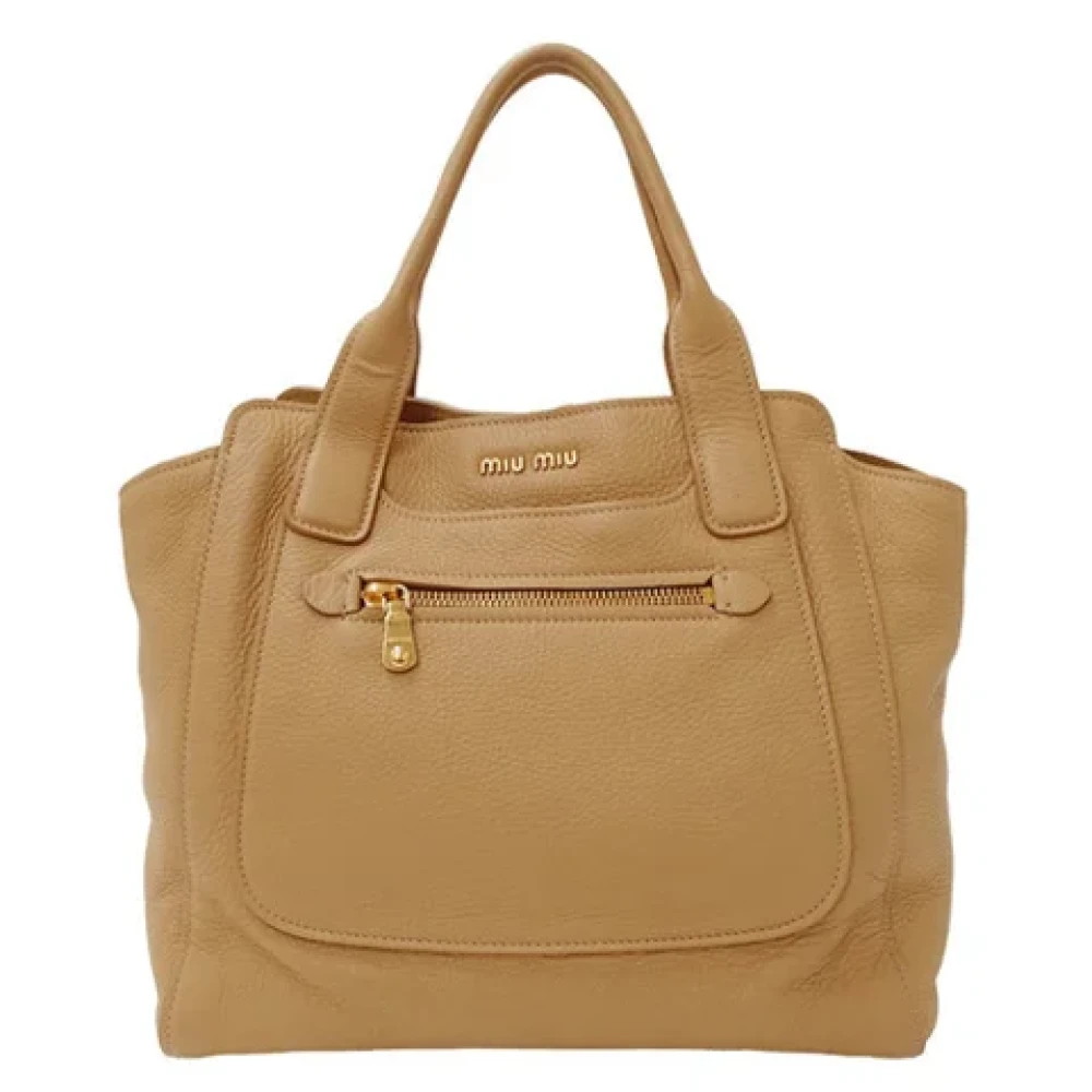 Pre-owned > Pre-owned Bags > Pre-owned Tote Bags - - Miu Miu Pre-owned - Modalova