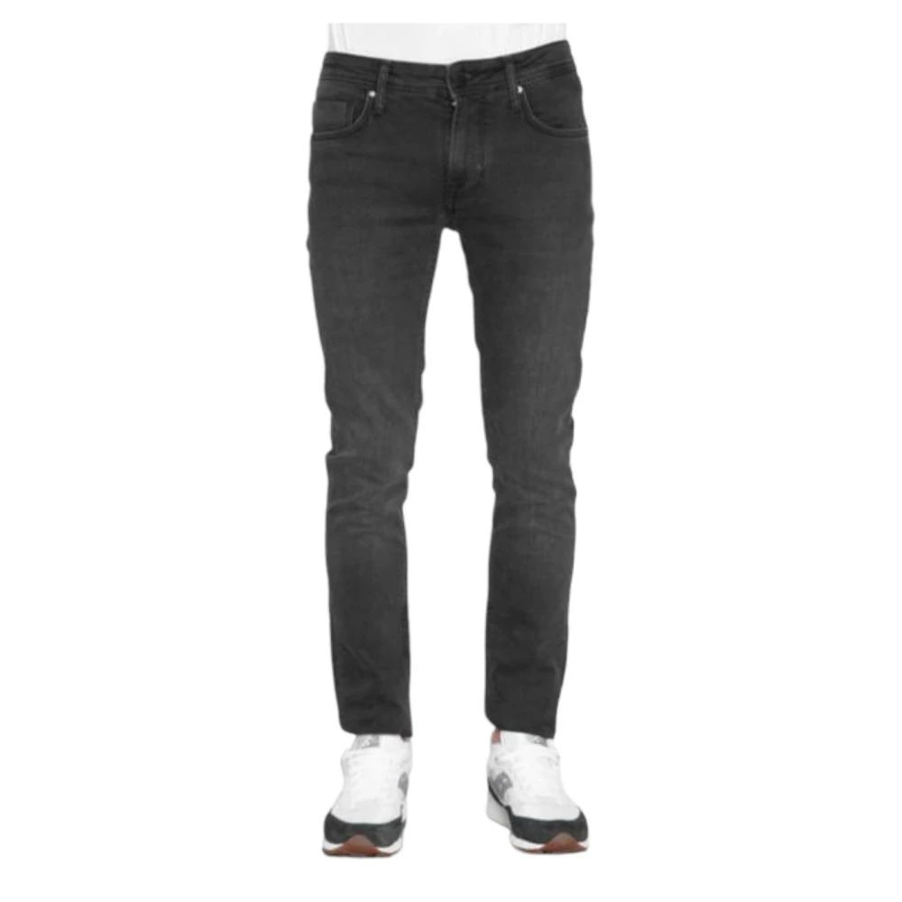 Antony Morato Zwarte Distressed Slim Fit Jeans Black Heren