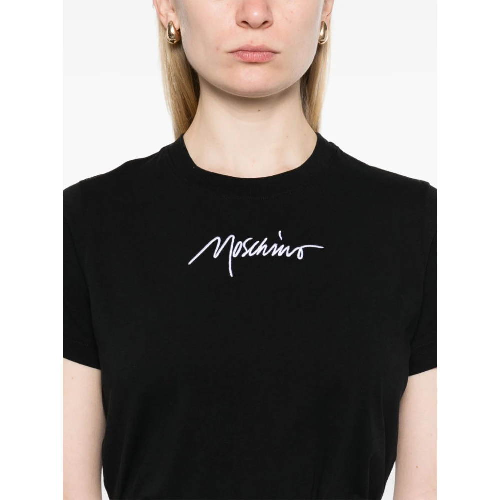 Moschino Casual Katoenen T-Shirt Black Dames