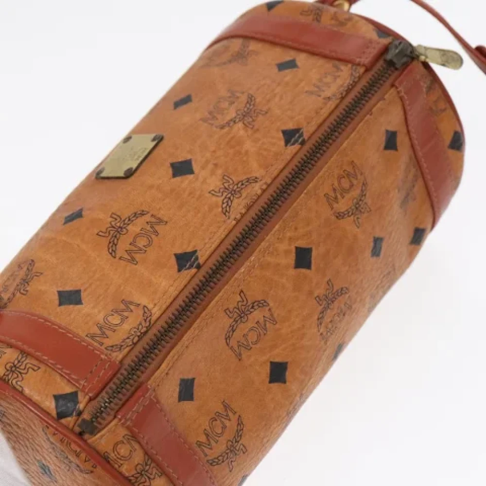 MCM Pre-owned Leather shoulder-bags Brown Dames