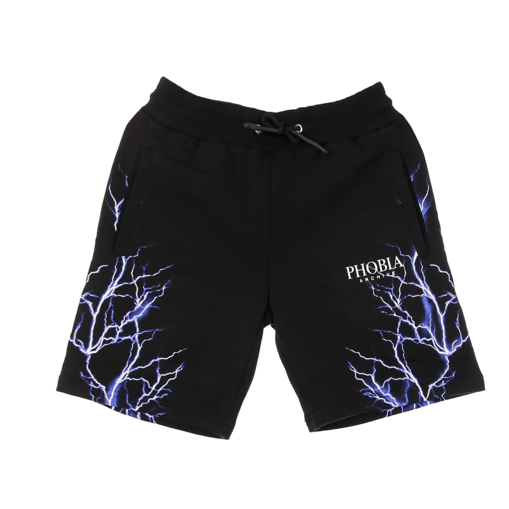 Phobia Archive Herren Schwarz Shorts, K, Xlgröße: