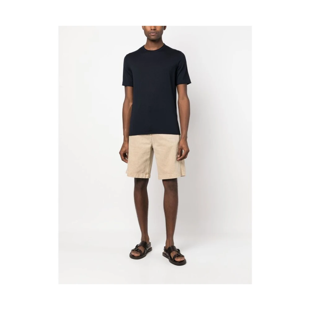 Goes Botanical Donkerblauw Botanisch T-Shirt Blue Heren