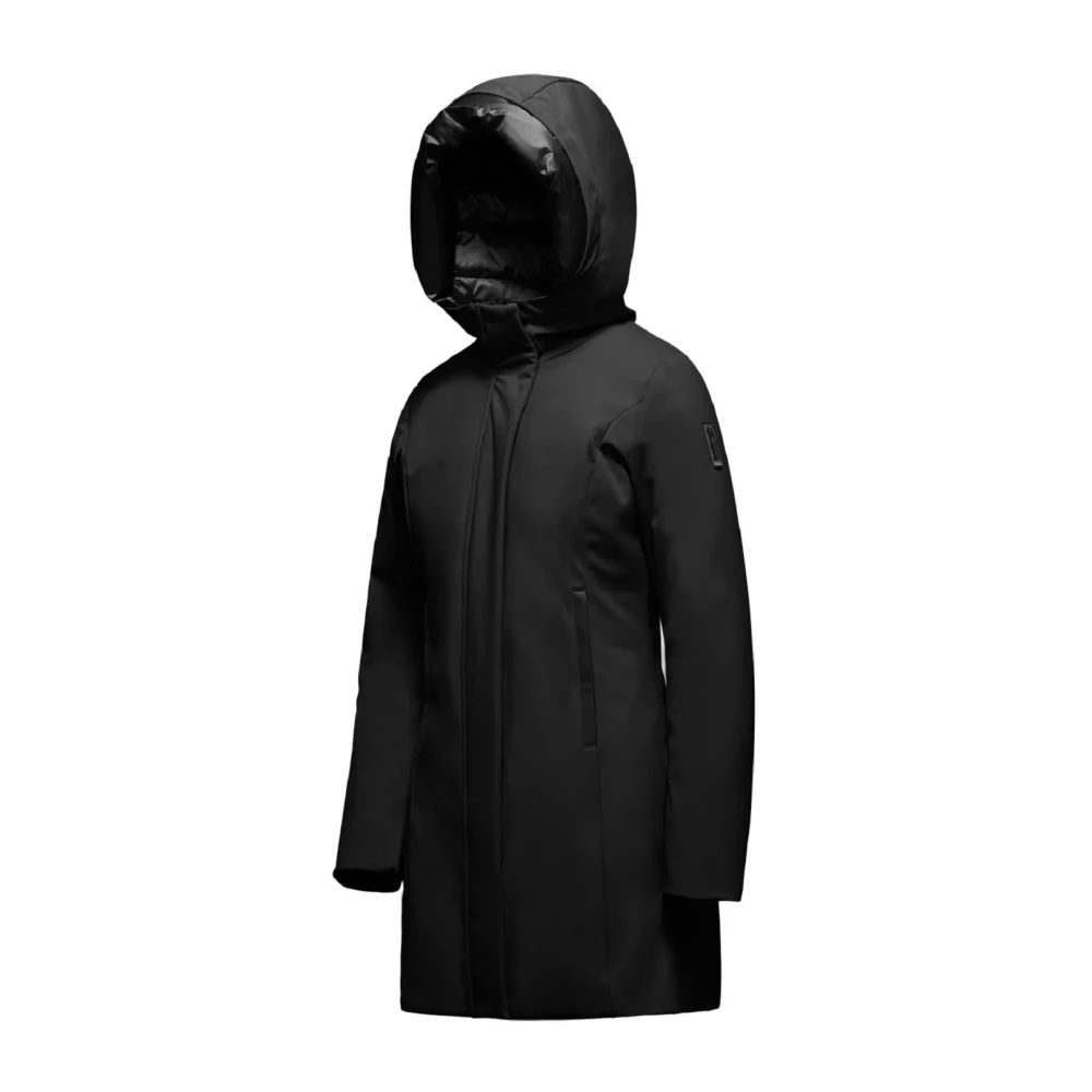 BomBoogie Zwarte Winter Parka Jas Black Dames