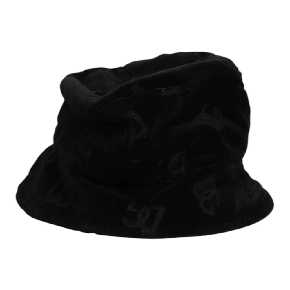 Dolce & Gabbana Unisex Zwart Accessoires One Size, Katoen, Bucket Hat