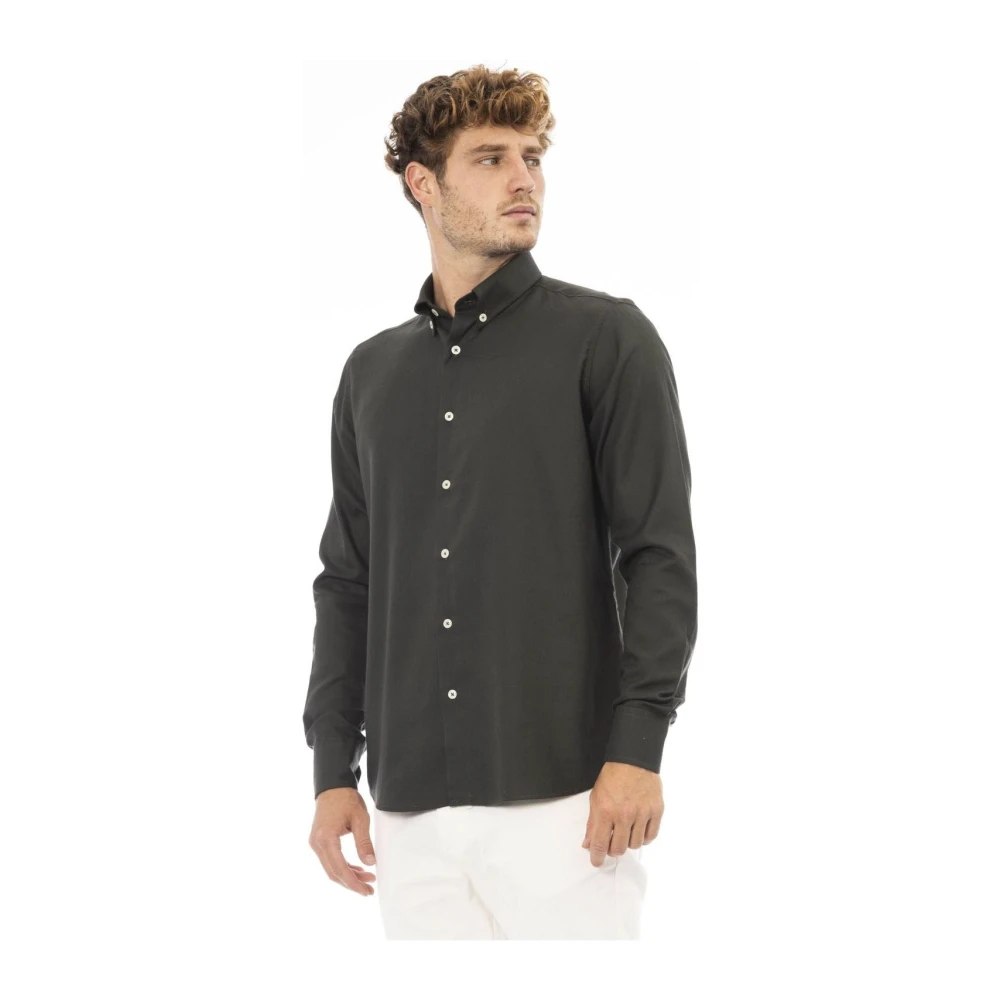 Baldinini Tijdloze Elegantie Overhemd Green Heren