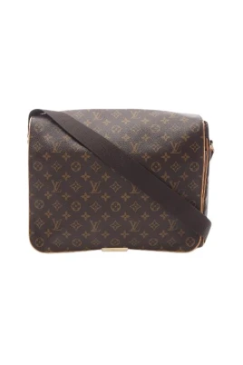 Pre-owned Abbesses Monogram Belagd Canvas Axelremsväska