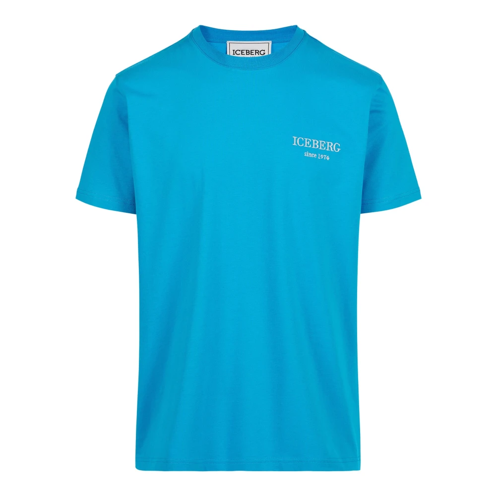 Iceberg - Tops > T-Shirts - Blue - Iceberg - Modalova