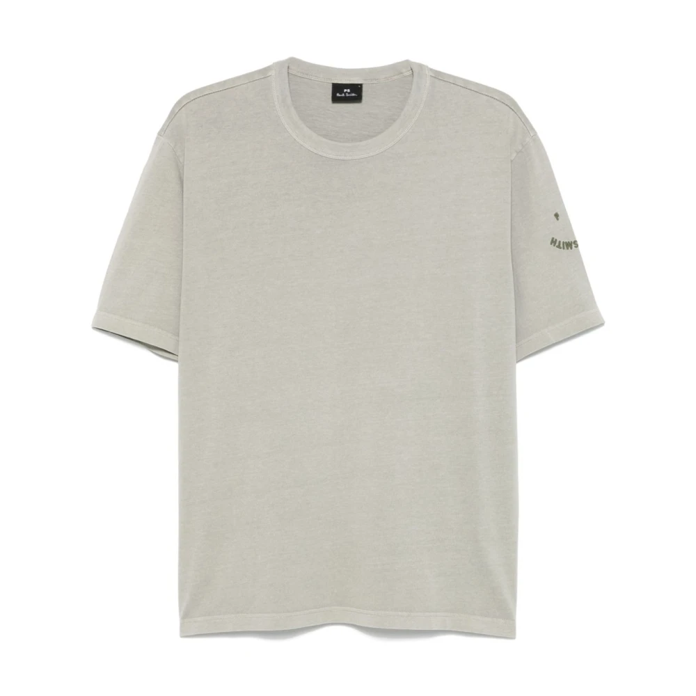 PS By Paul Smith Grijze Crew Neck T-shirts en Polos Gray Heren