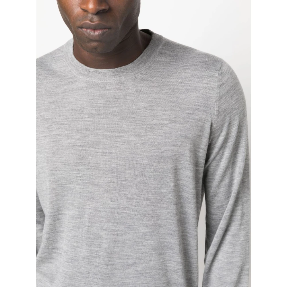 BRUNELLO CUCINELLI M L Truien Girocollo Gray Heren