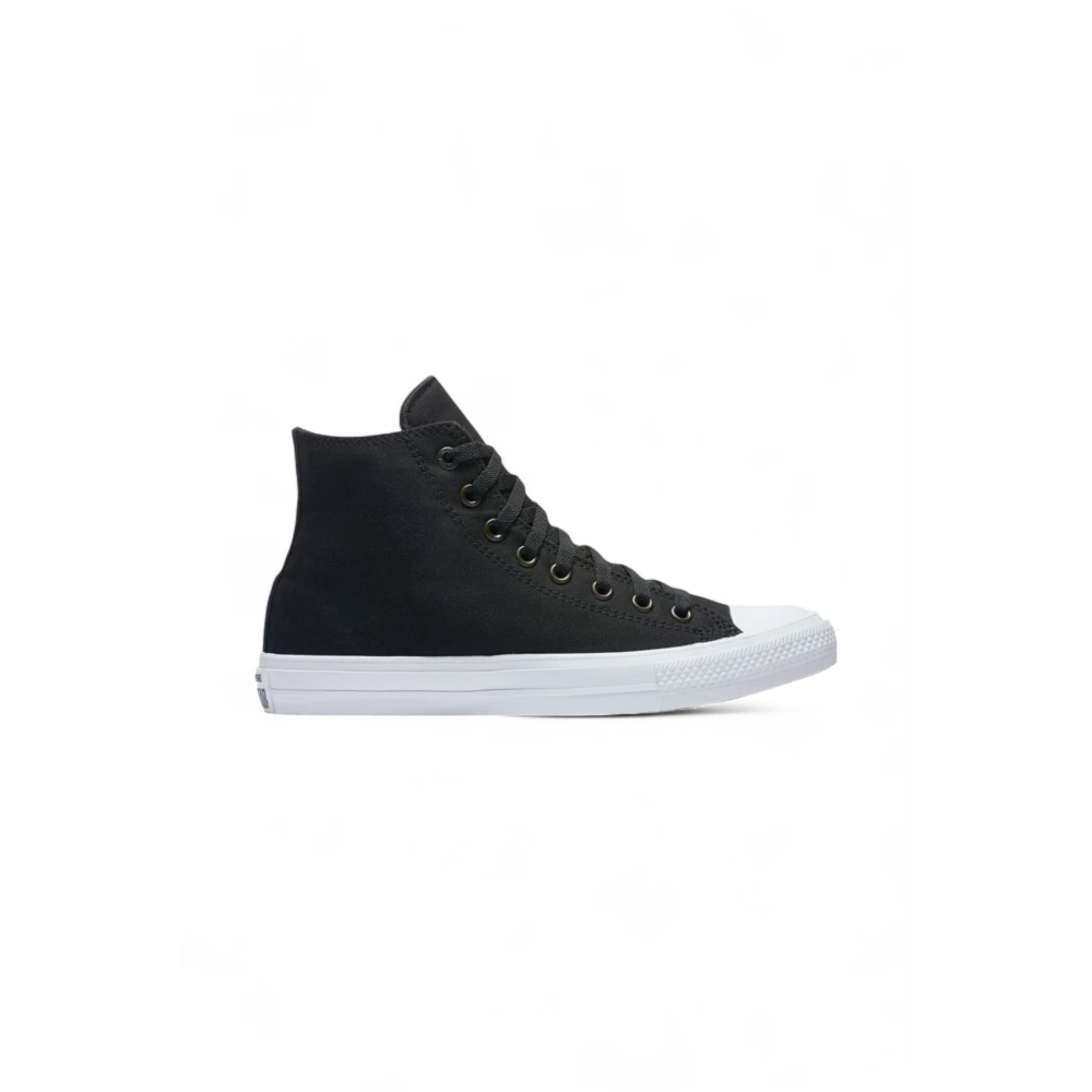 Converse Men's Black Canvas High Top Rubber Sole Sneaker