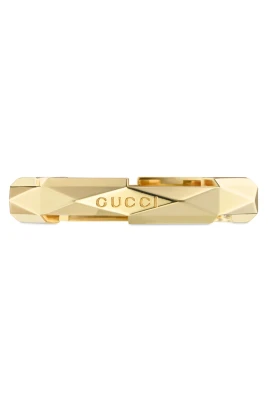 YBC662177001 - 18kt gult guld - Link to Love studded ring i 18kt gult