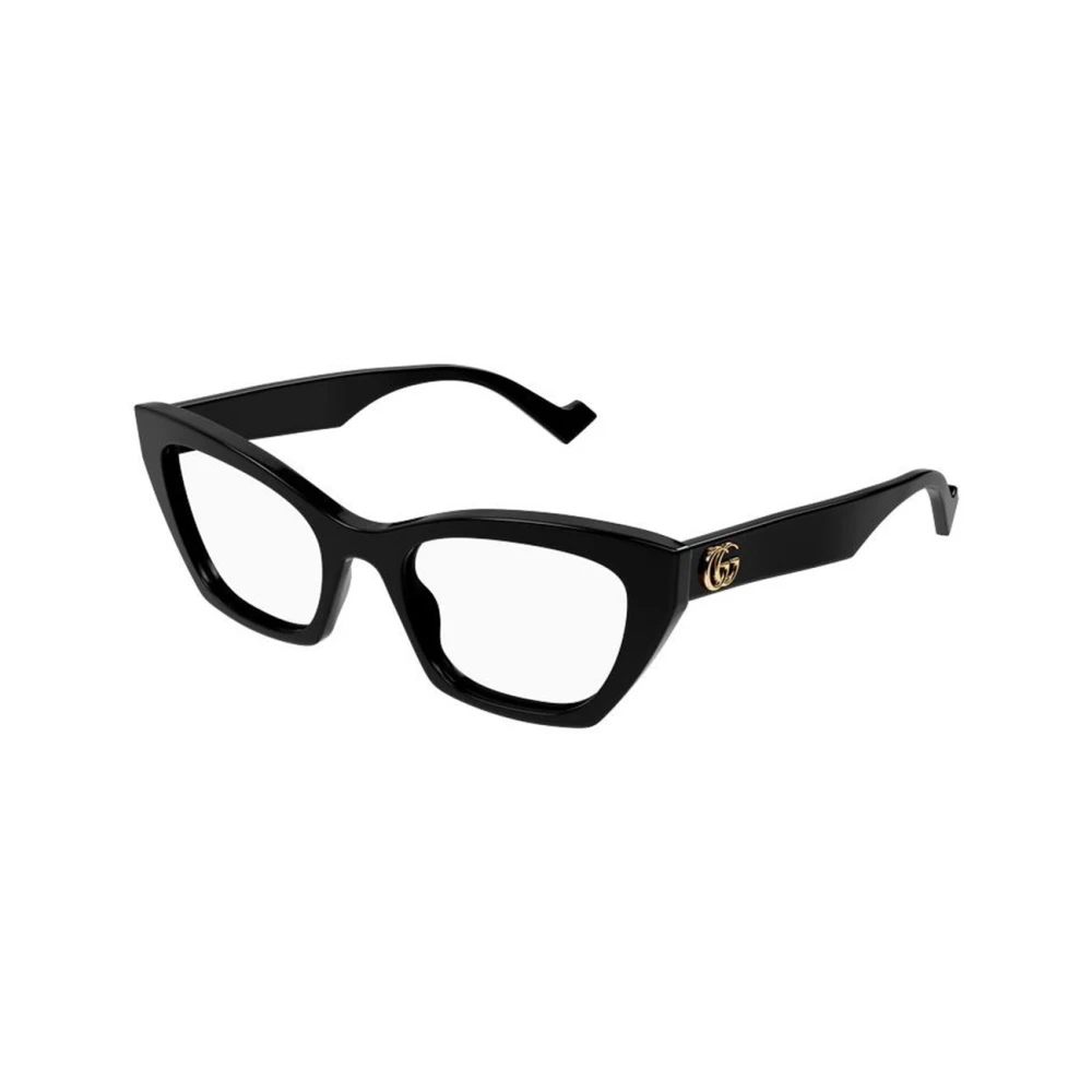 Gucci Women's Black Cat-Eye Optical Frame - Glasses - 52 Mm - Accessories