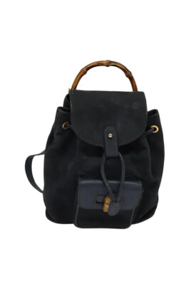 pre-owned-suede-backpacks