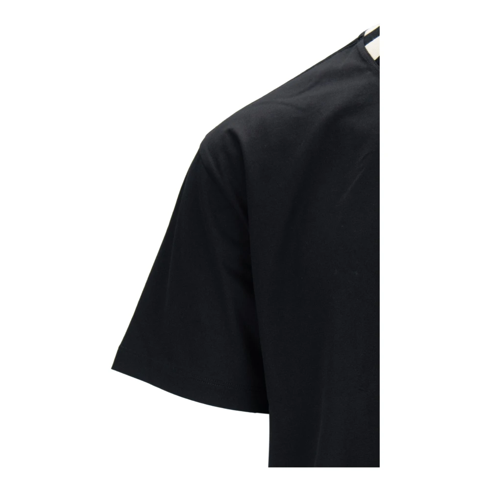 Burberry Heren Crew Neck Katoenen T-Shirt Black Heren