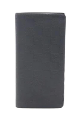 Pre-owned Portefeuille Brazza Damier Infini Läder Lång Plånbok