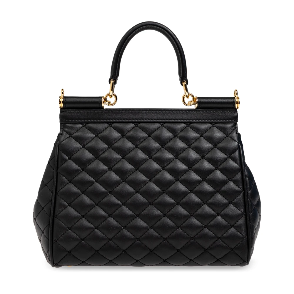 Dolce & Gabbana Schoudertas Sicily Medium Black Dames