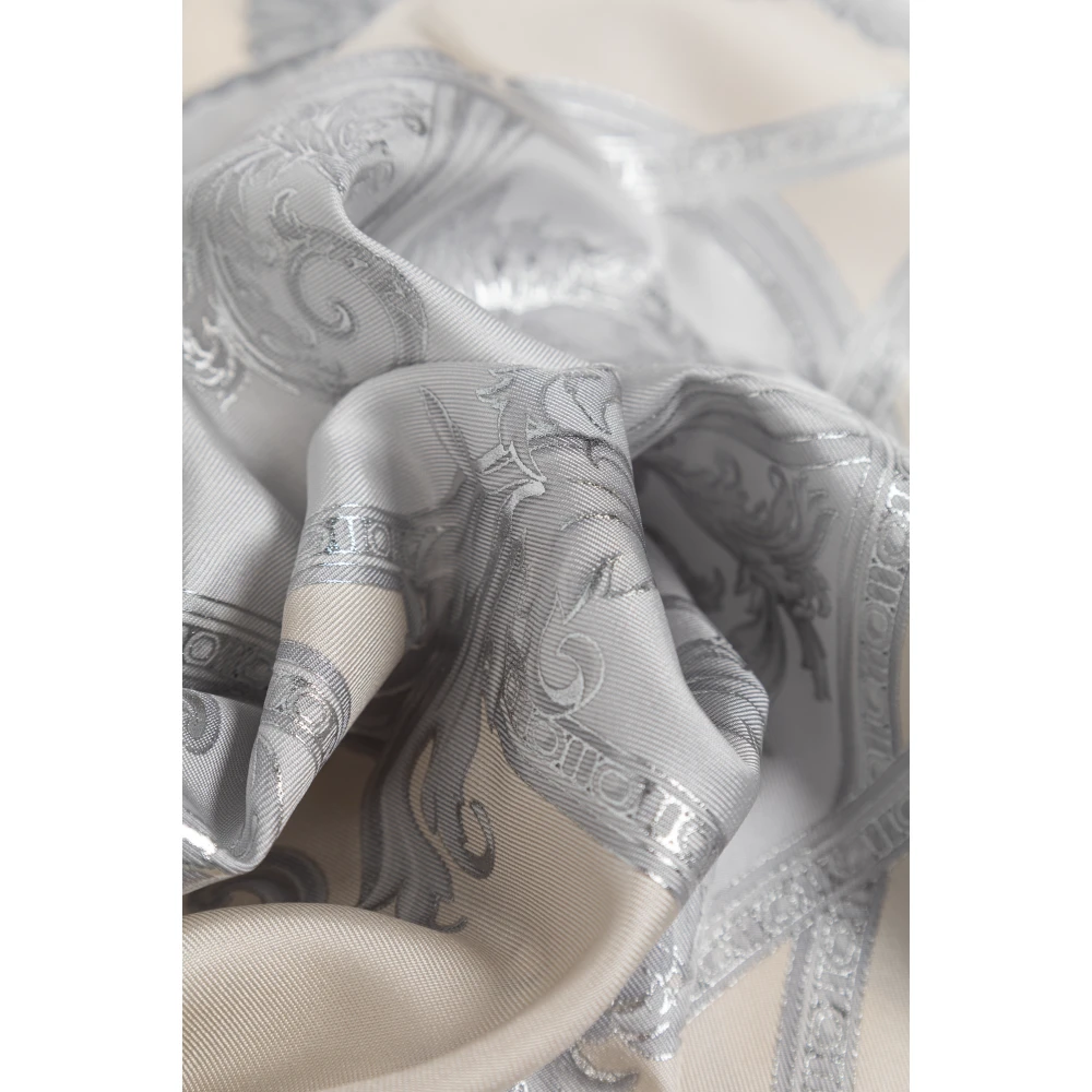 Versace Zijden sjaal Gray Heren